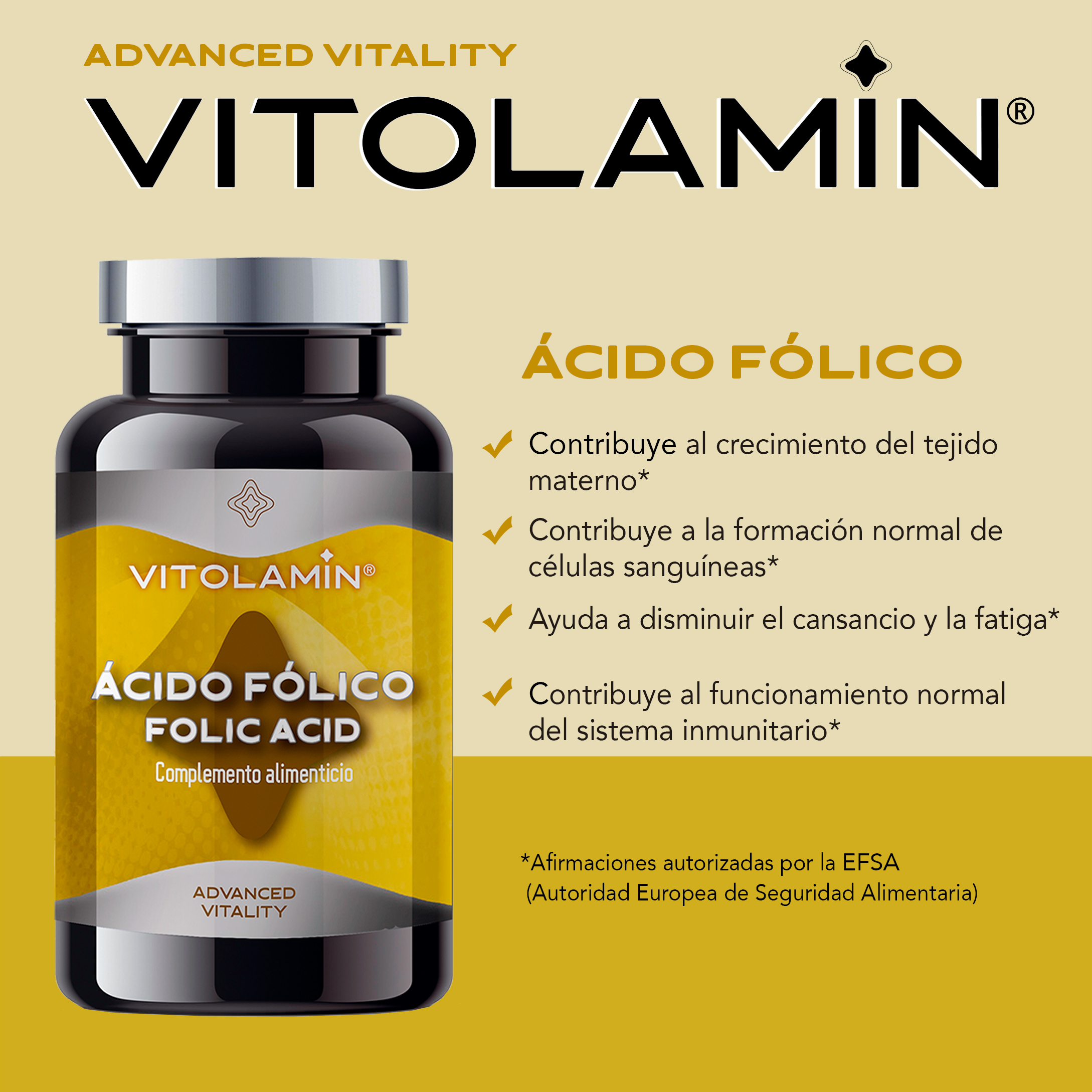 ÁCIDO FÓLICO 400 comprimidos - Imagen 2